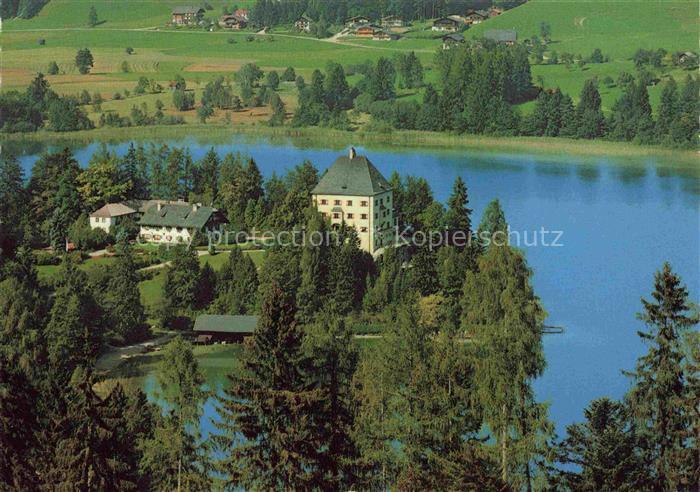 Fuschl See Salzkammergut AT Schloss am Fuschlsee Jagdschloss 15. Jhdt.