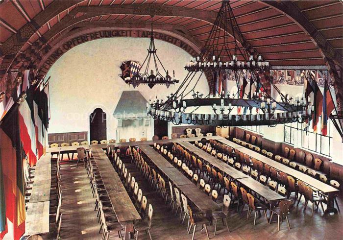 WEINHEIM  Bergstrasse BW Grosser Festsaal W.S.C. Wachenburg Burgschenke Ausflugs