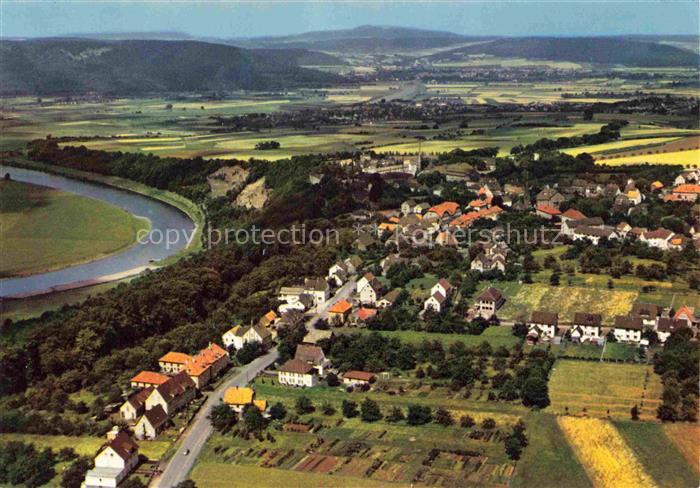 Fuerstenberg  Weser Panorama Luftkurort