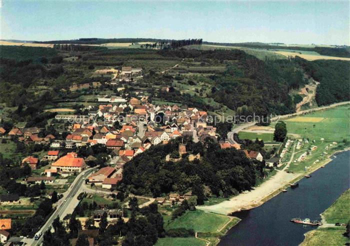 Polle Oberweser Fliegeraufnahme