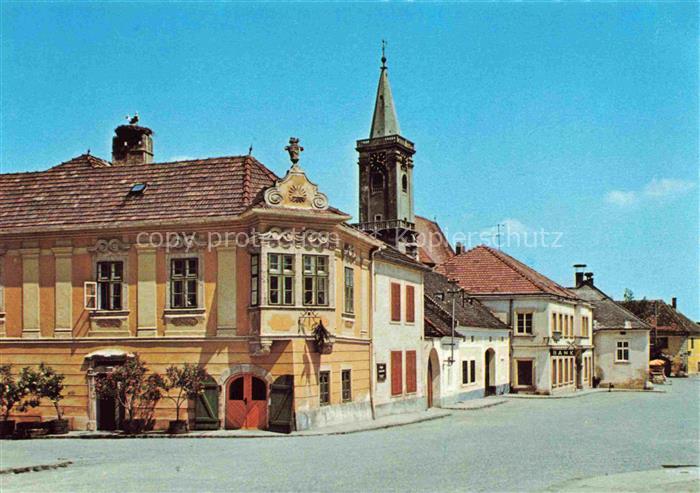 Rust Neusiedlersee Burgenland AT Hauptplatz Buergerhaus Zum Auge Gottes