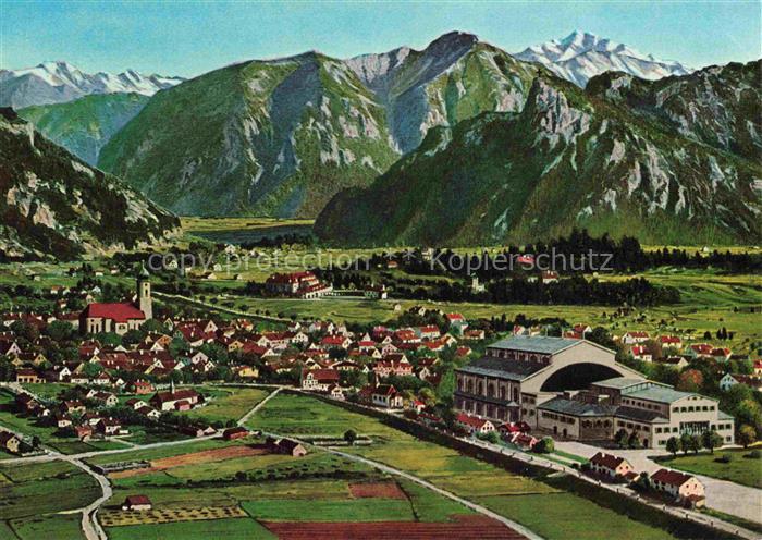 OBERAMMERGAU Bayern Total mit Kofel und Noth Alpenpanorama