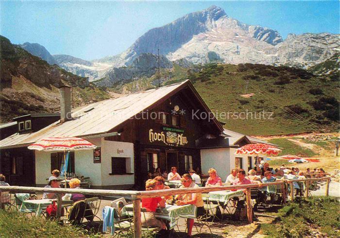 GARMISCH-PARTENKIRCHEN Bayern Hochalm mit Alpspitze Sonnenterrasse