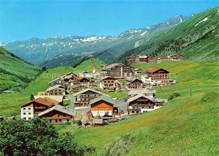 Obergurgl Ober-Gurgl Soelden oetztal Imst Tirol AT Panorama hoechstgelegenes Kir