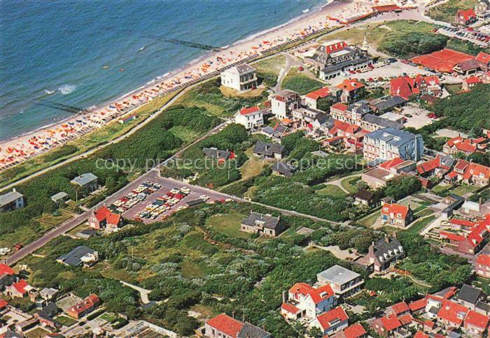 Domburg Zeeland NL Zeebad luchtopname