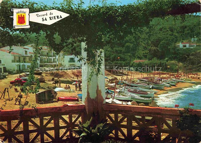 Sa Riera Vista parcial e la playa