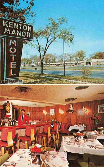 Buffalo New York USA Kenton Manor Motel Restaurant