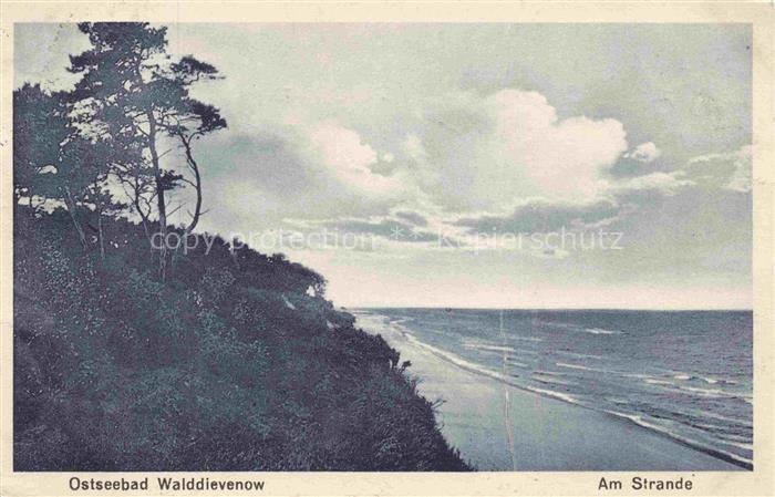 Walddievenow Wald-DIEVENOW Dziwnow PL Kuestenpanorama Strand