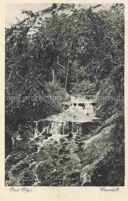 Bad Polzin Polczyn-Zdroj PL Wasserfall