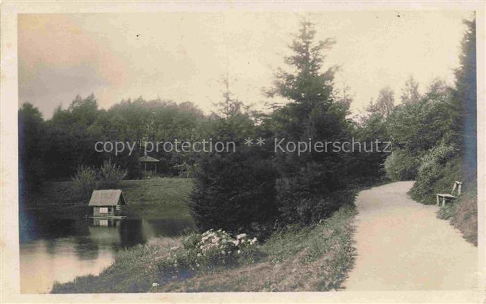 Bad Polzin Polczyn-Zdroj PL Parkanlagen Schwanenteich