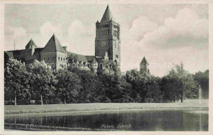 Posen  POZNAN PL Schloss Gauhauptstadt des Barthelandes