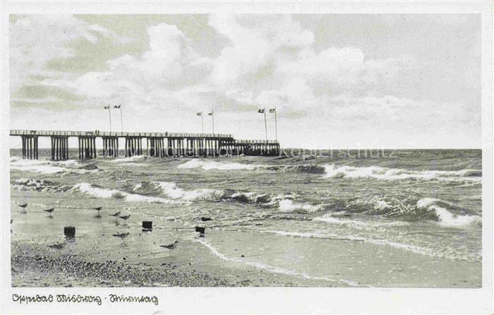 MISDROY Ostseebad Miedzyzdroje PL Sturmtag