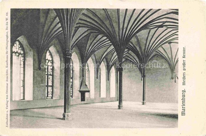 Marienburg   Westpreussen MALBORK PL Meisters grosser Remter