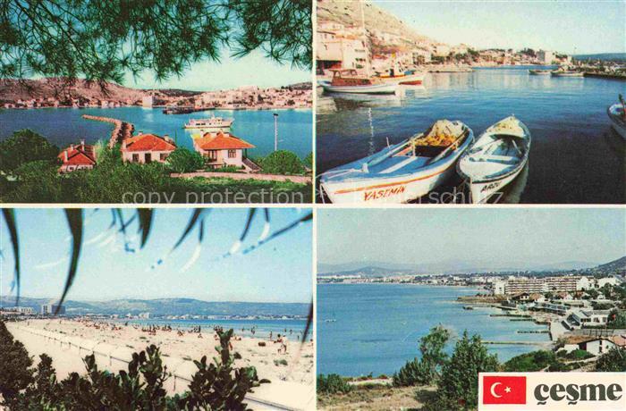 Cesme TK Panorama Hafen Strand