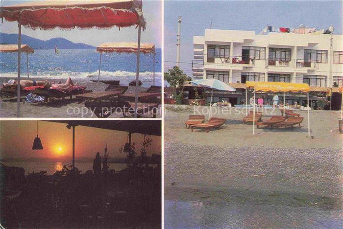 Fethiye Mugla TK Strand Sonnenuntergang am Meer Hotel