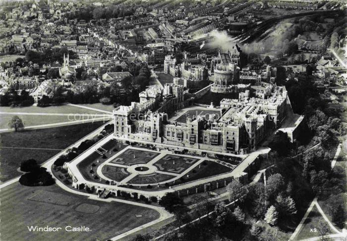 Windsor  Castle London UK Aerial view