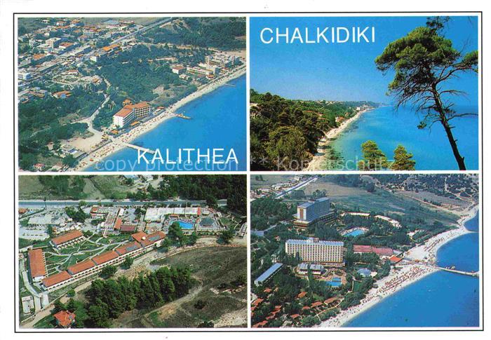 Kalithea Rhodos und Chalkidiki aerial views