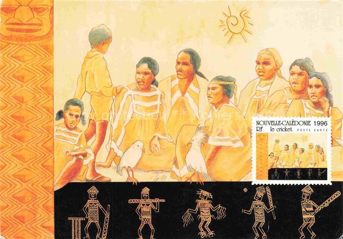 Nouvelle Caledonie Le Cricket Kuenstlerkarte