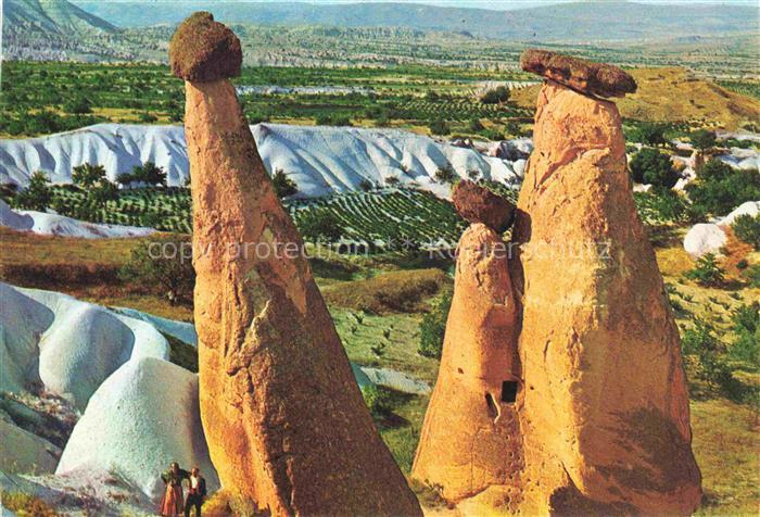 Nevsehir Turkey The fairy chimneys near uerguep