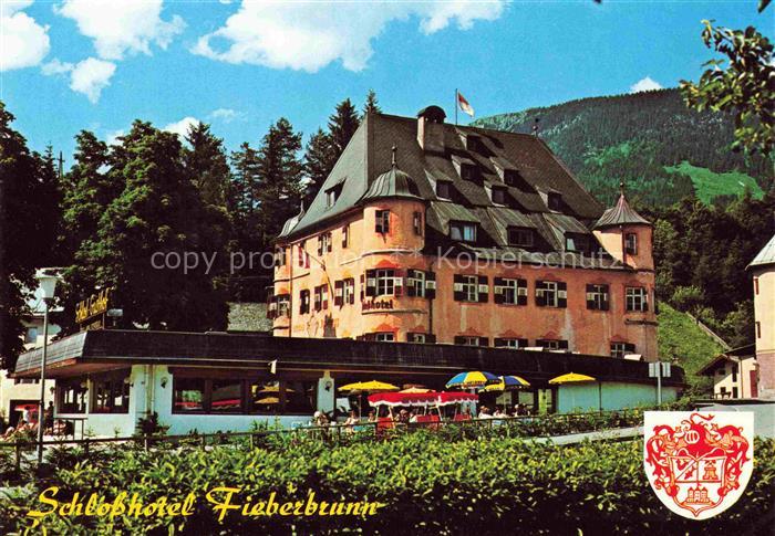 Fieberbrunn Tirol AT Schlosshotel Café Restaurant Bar
