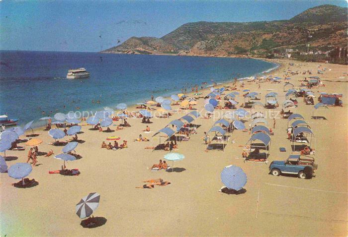 Alanya TK Plajdan bir boeluem Kuestenpanorama Strand