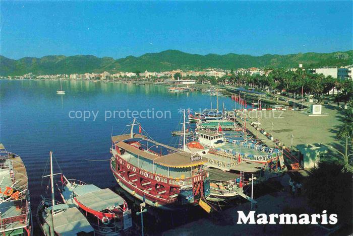 Marmaris TK Kuestenpanorama Hafen