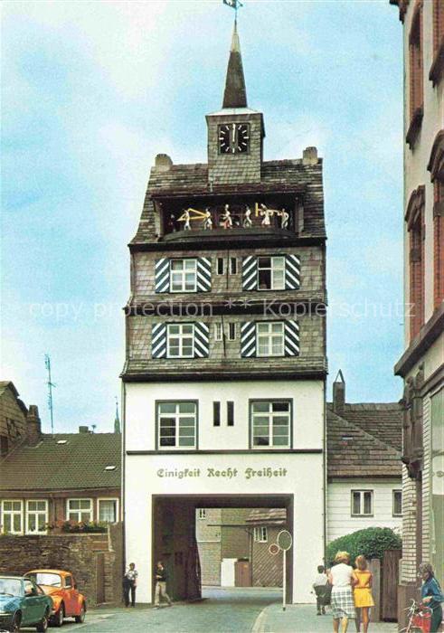 Holzminden Weser Niedersachsen Reichspraesidentenhaus mit Glockenspiel