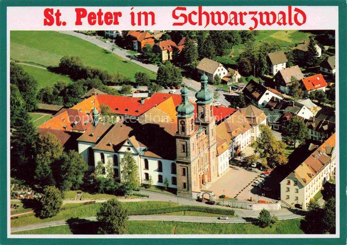 St Peter Schwarzwald Ansicht mit Kloster Kirche