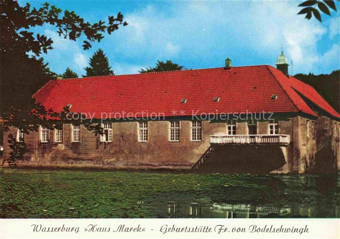 Tecklenburg Steinfurt NRW Wasserburg Haus Marek Geburtsstaette Freiherr von Bode