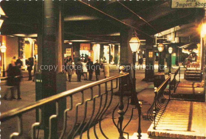 Atlanta Georgia Old Pryor Street in Underground Historic City beneath the street