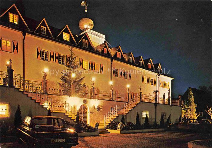 Gevelinghausen Olsberg Hochsauerlandkreis Hotel Schloss Gevelinghausen Nachtaufn