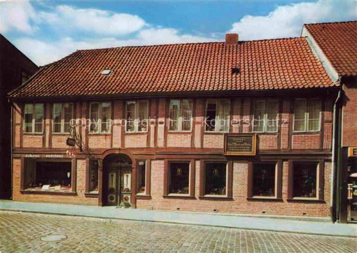 Eutin Schleswig-Holstein Historisches Gebaeude Geburtshaus von Carla-Maria von W