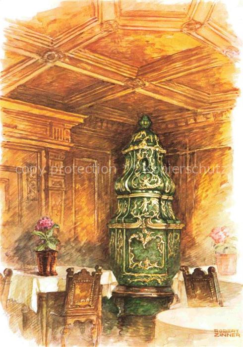 Brixen Bressanone Suedtirol IT Hotel Elefant Kaminzimmer Robert Zinner Kuenstler