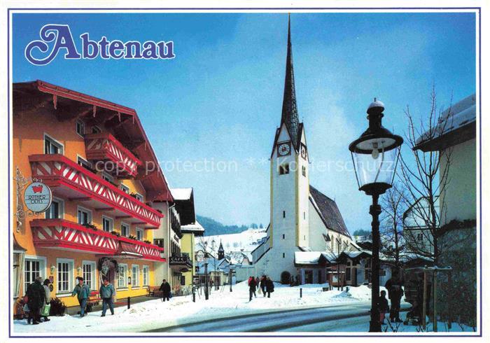 Abtenau AT Erholungsort am Fusse des Tennengebirges Hotel Rother Ochs Kirche