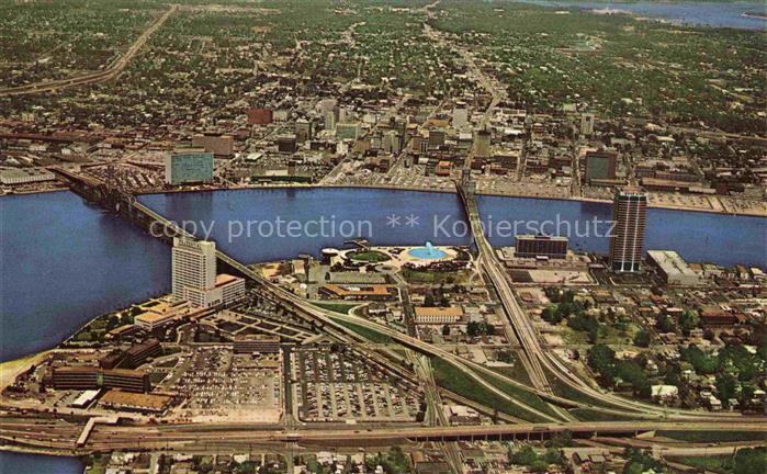 Jacksonville Florida USA with the mighty St. Johns River