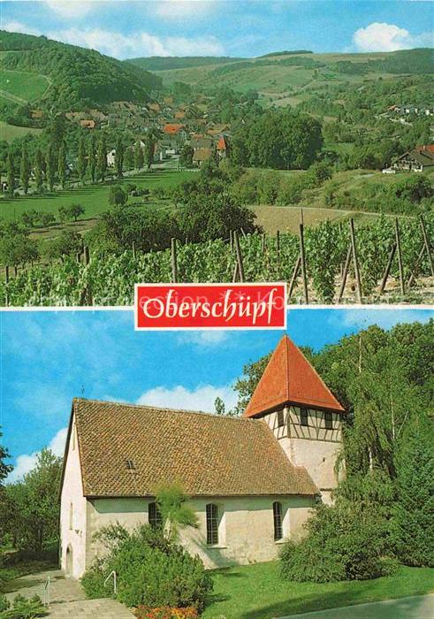 Oberschuepf Boxberg BW Panorama Kirche