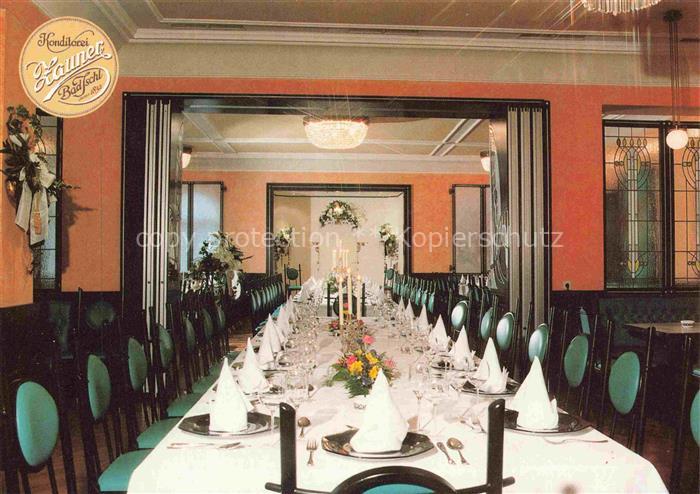 Bad Ischl Salzkammergut AT Konditorei Café Zauner Festtafel