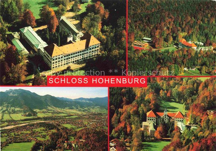 Lenggries Schloss Hohenburg Panorama