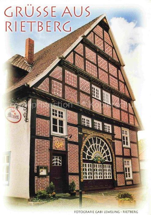 Rietberg Guetersloh NRW Café Muente Fachwerkhaus