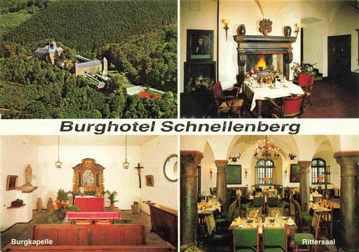 Attendorn Burghotel Schnellenberg Hotel Restaurant Burgkapelle Rittersaal