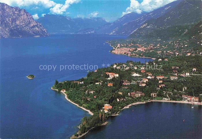 Val di Sogno Lago di Garda e Malcesine veduta aerea
