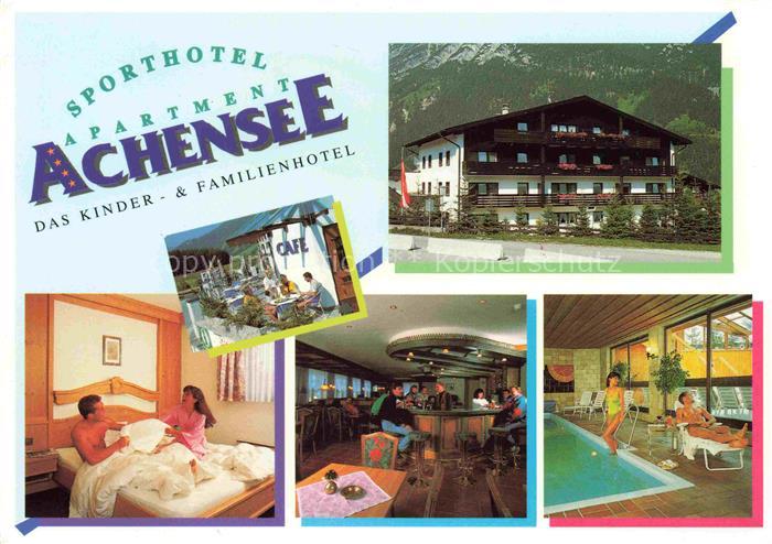 Achensee Tirol AT Sporthotel Achensee Fremdenzimmer Bar Hallenbad