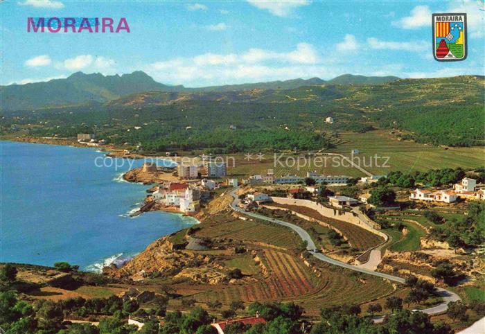 Moraira Alicante ES Vista panorámica aéro