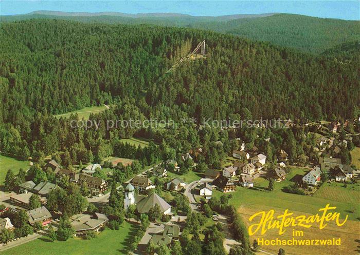 Hinterzarten Breisgau-Hochschwarzwald BW Panorama Blick gegen Adlerschanze Sprun