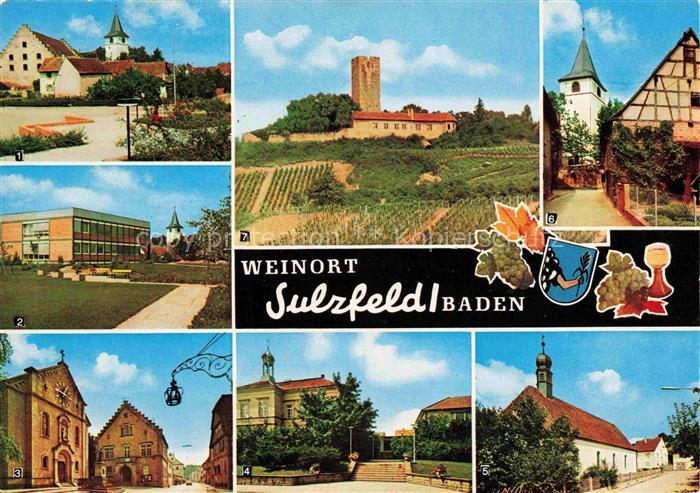 Sulzfeld Baden Kirche Rathaus Hauptstrasse Schulhaus Bachstrasse Ravensburg