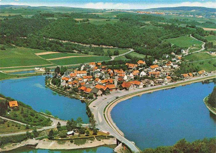 Niederwerbe Edersee Fliegeraufnahme