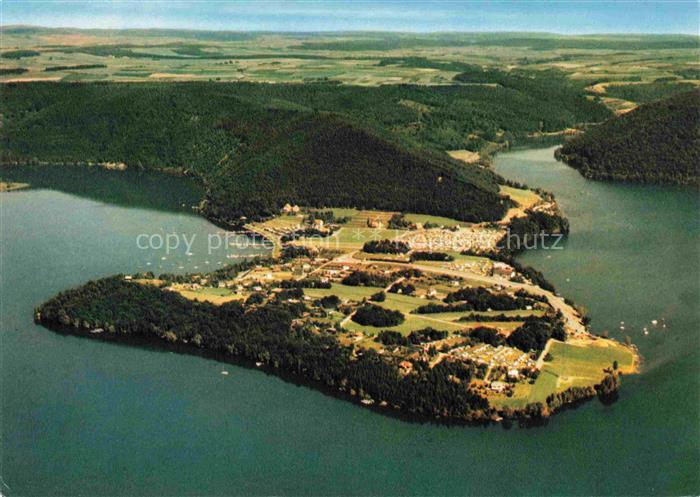 Scheid Halbinsel Waldeck-Frankenberg Hessen Fliegeraufnahme