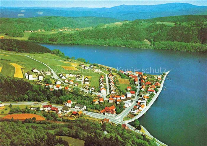 Herzhausen Edersee Panorama Anglerparadies am Edersee