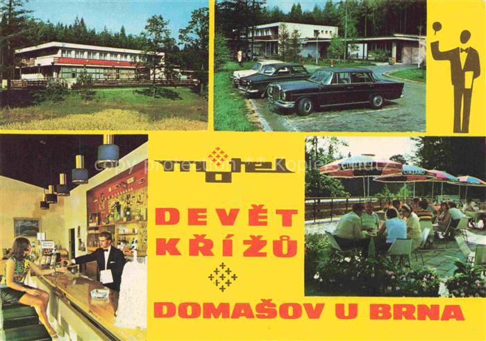 Domasov Brno Bruenn CZ Hotel Devet Krizu Restaurant Terrasse Bar