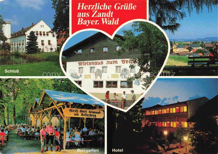 Zandt  Oberpfalz Wirtshaus zum Braeu Gasthof Hotel Schloss Biergarten